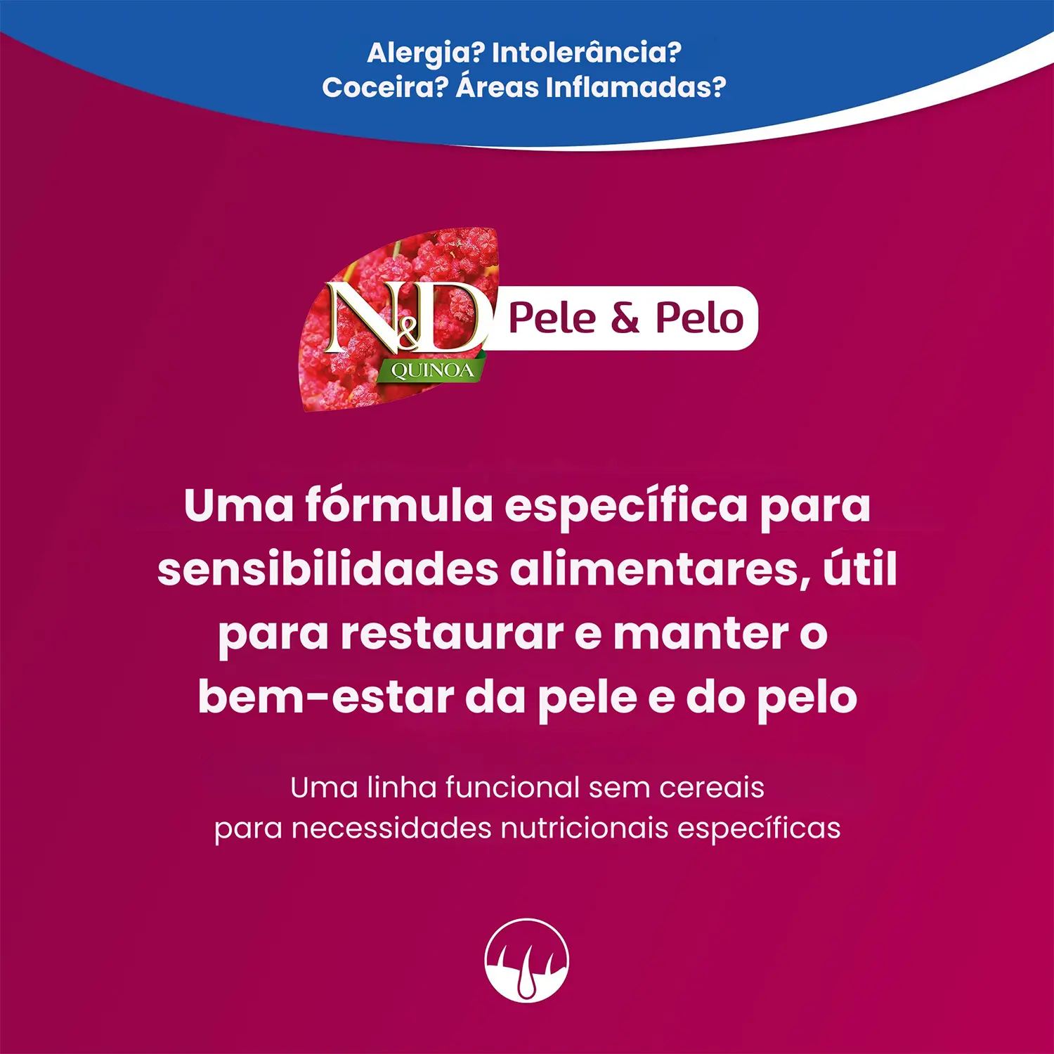 Benner Racao N-D Quinoa Caes Adultos Skin - Coat Pato formula especifica para sensibilidades alimentares 4